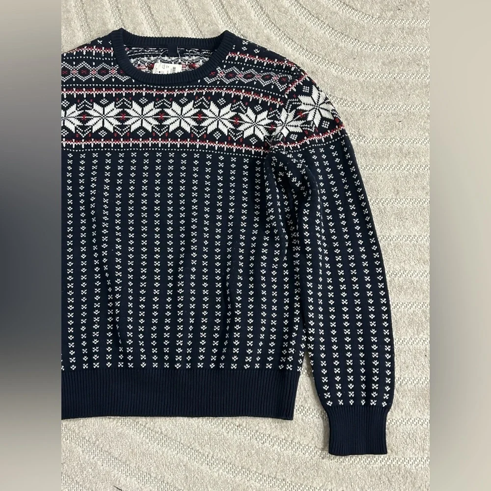 NWT Men’s J. Crew 100% Cotton Fair Isle Sweater - M